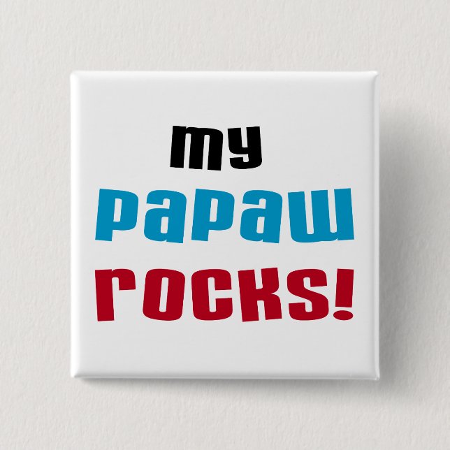 Meine Papaya-Frucht schaukelt T - Shirts und Button (Vorderseite)