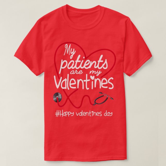 Meine Patienten sind meine Valentine RN Valentine' T-Shirt (Design vorne)