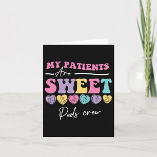 Meine Patienten sind süße Herzkranke, die Valentin Karte