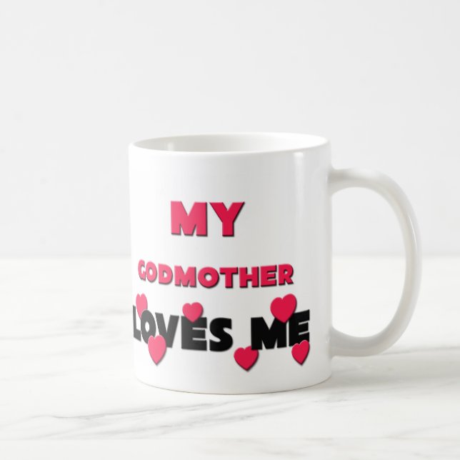 Meine Patin-Lieben ich Kaffeetasse (Rechts)
