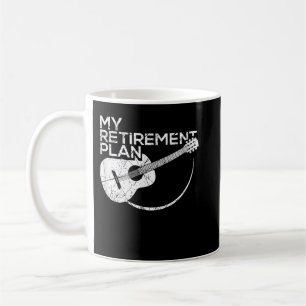 Meine Pensionsplan Gitarre Funny Musicians Kaffeetasse