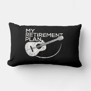 Meine Pensionsplan Gitarre Funny Musicians Lendenkissen