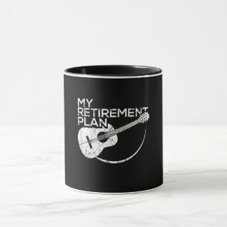 Meine Pensionsplan Gitarre Funny Musicians Tasse