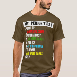 Meine perfekten Videospiele am Tag T-Shirt