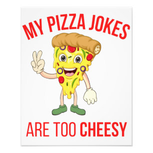 Meine Pizza-Jokes sind zu käser T - Shirt Fotodruck
