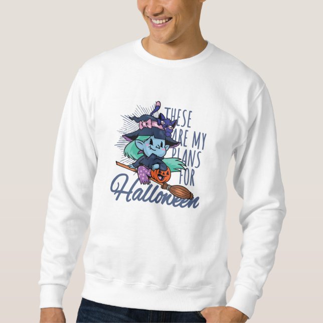 Meine Pläne zu Halloween Sweatshirt (Vorderseite)