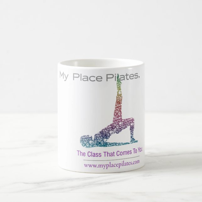 Meine Platz Pilates Logo-Tasse Tasse (Mittel)