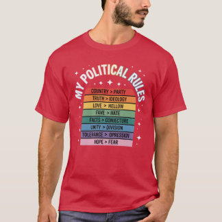 MEINE POLITISCHEN REGELN T-Shirt