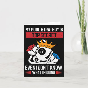 Meine Pool-Strategie ist geheim, selbst wenn ich n Karte