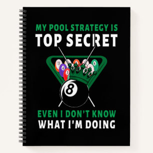 Meine Poolstrategie ist ausgeglichen Notizbuch
