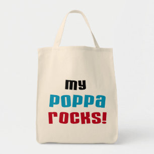 Meine Poppa Rocks Tshirts und Geschenke Tragetasche