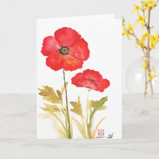 Meine Poppies Karte
