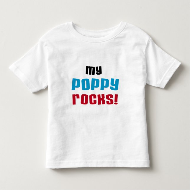 Meine Poppy Rocks T - Shirt und Geschenke (Vorderseite)