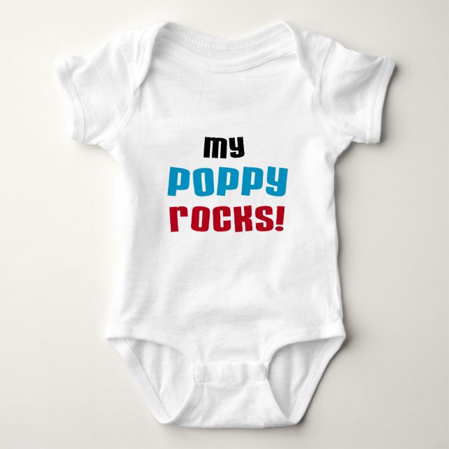 Meine Poppy Rocks T - Shirt und Geschenke (Vorderseite)
