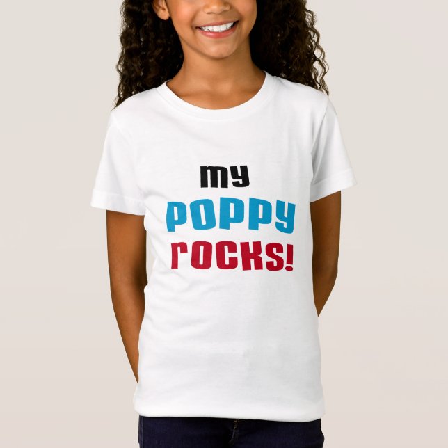 Meine Poppy Rocks T - Shirt und Geschenke (Vorderseite)