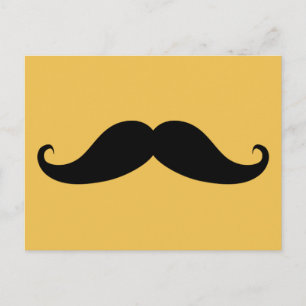 Meine Postkarte Mustache