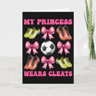 Meine Prinzessin trägt Stollen Fußballmutter Mutte Karte