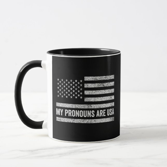 Meine Pronomen sind der sonnige Amerikanische Unab Tasse (Links)