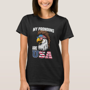 Meine Pronomen Sind USA - Amerikanische Flagge 4.  T-Shirt