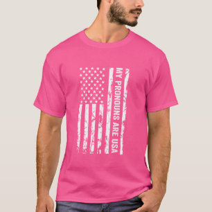 Meine Pronomen sind USA Funny Redneck Sprichwort 1 T-Shirt