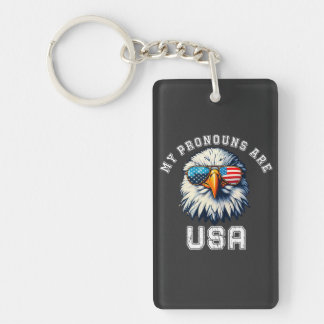 Meine Pronomen Sind USA Schlüsselanhänger