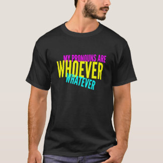 Meine Pronomen sind wer auch immer die neutrale Id T-Shirt
