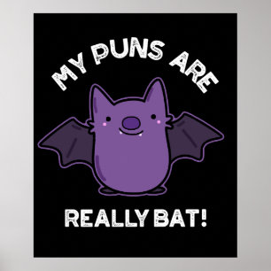 Meine Punnen sind wirklich Bat Funny Animal Pub Da Poster