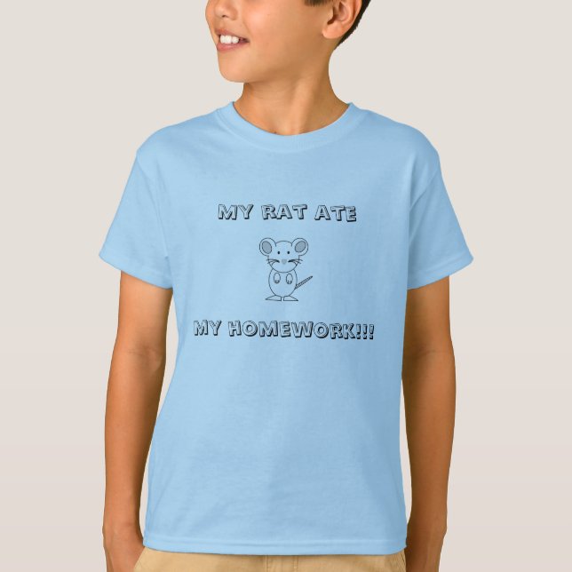 Meine Ratte T-Shirt (Vorderseite)