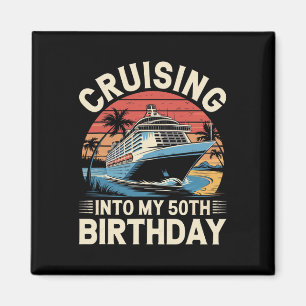 Meine Reise zum 50. Geburtstag Kreuzfahrt Urlaub Magnet