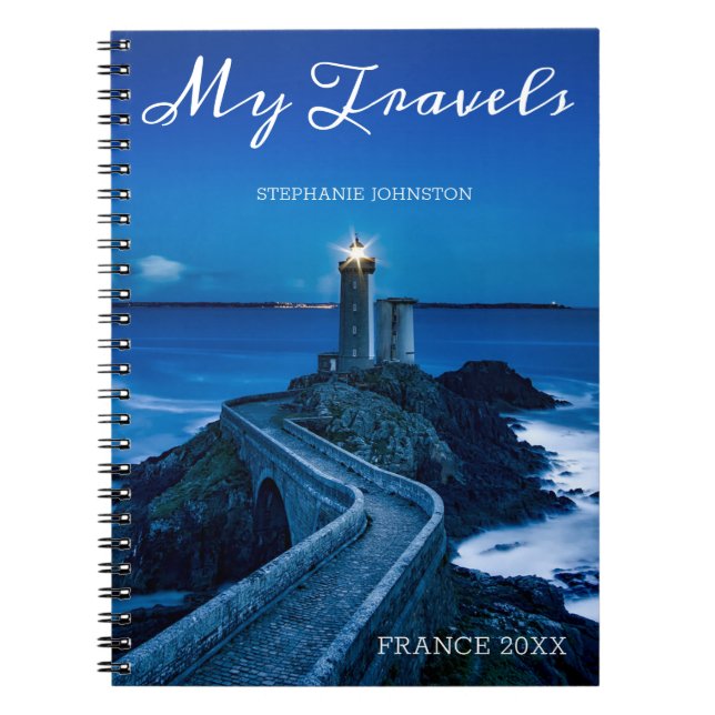 Meine Reisen Personalisiert France Travel Journal Notizblock (Vorderseite)