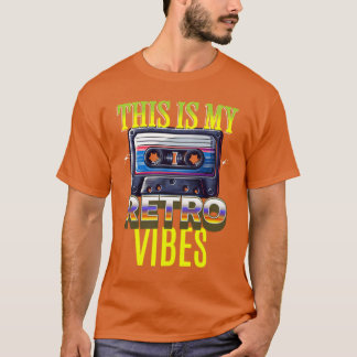 Meine Retro-Vibes-Kassette lustig T-Shirt