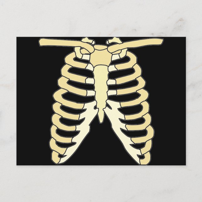 Meine Rippen Postkarte (Vorderseite)