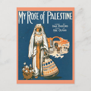 Meine Rose von Palästina Postkarte