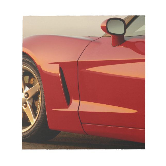 Meine rote Korvette Notizblock (Vorderseite)