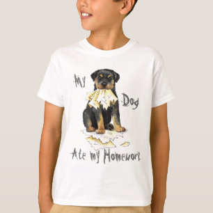 Meine Rottweiler Ate meine Hausaufgaben T-Shirt