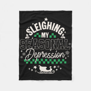 Meine saisonale depressive Weihnachtsstimmung besi Fleecedecke
