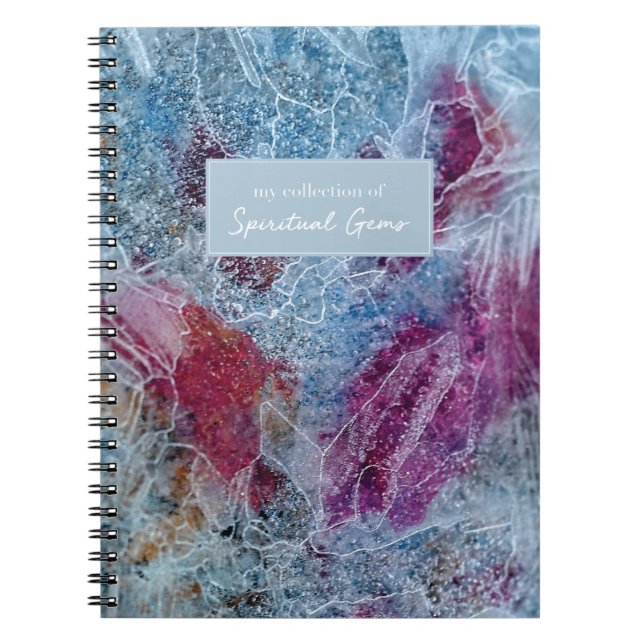 Meine Sammlung geistige Edelsteine (Mehrfarben) Notizblock (Vorderseite)