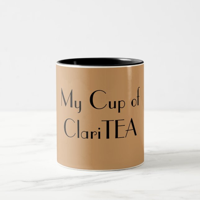 Meine Schale von ClariTEA Zweifarbige Tasse (Mittel)
