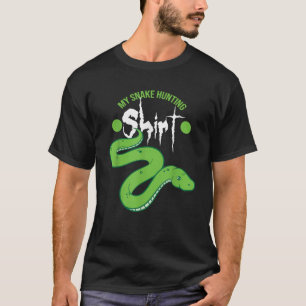 Meine Schlange jagen Design Schlange Lover T-Shirt