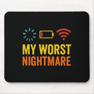 Meine schlimmste Gruselnacht - Gamer Nerd Humor Mousepad