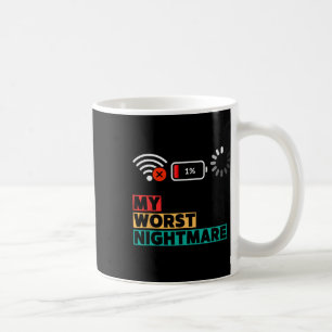 Meine schlimmste schreckliche Nacht Lustige Gesche Kaffeetasse