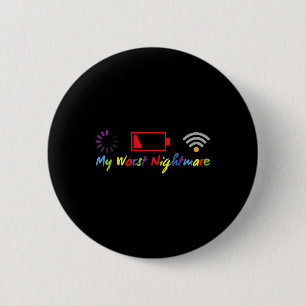 Meine schlimmste schreckliche Nacht Lustiges Gesch Button