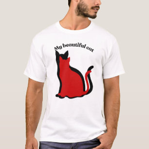 Meine schöne Katze Süße Katzenliebhaber Gestaltung T-Shirt