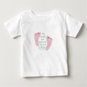 Meine Schritte werden vom Lord bestellt Baby T-shirt