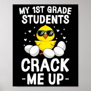Meine Schüler der 1. Klasse bringen mich am Osters Poster