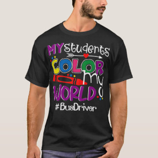 Meine Schüler färben meinen World-Bus-Fahrer T-Shirt