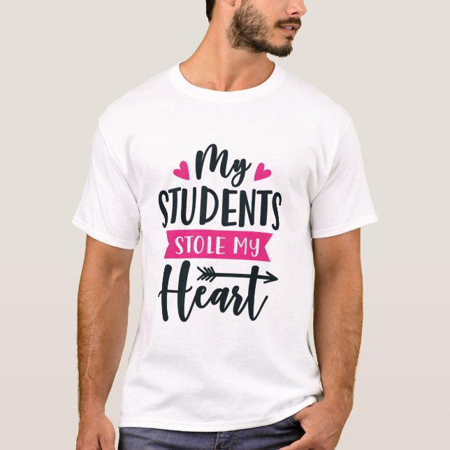 Meine Schüler haben den Niedlich School Teacher Va T-Shirt (Vorderseite)