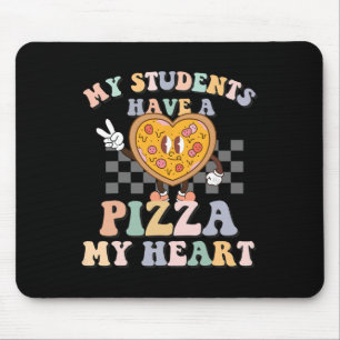Meine Schüler haben eine Pizza nach dem Herzen Mousepad