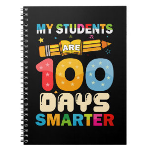 Meine Schüler sind 100 Tage smarter Lehrer Notizblock