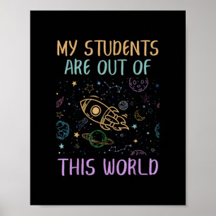 Meine Schüler sind aus diesem Lehrer Poster